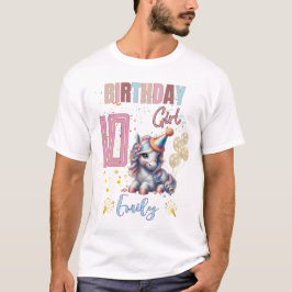 Horse Birthday Girl Equestrian Party Design T Shirt