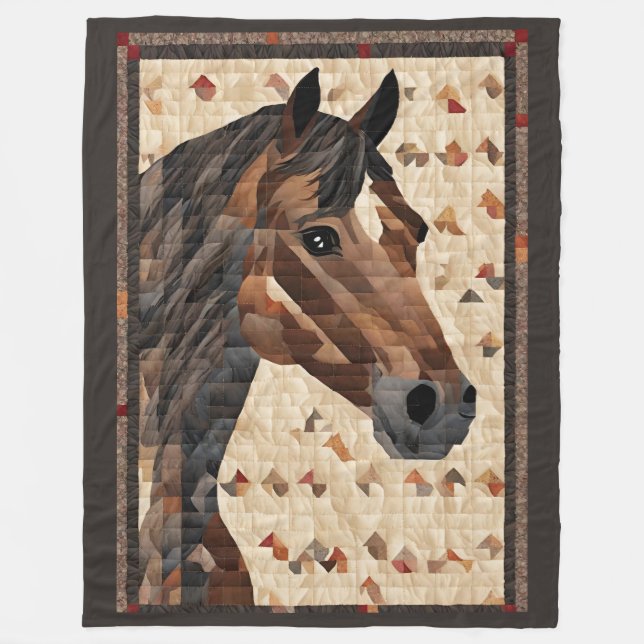 Horse Blanket Fleecefilt (Framsidan)