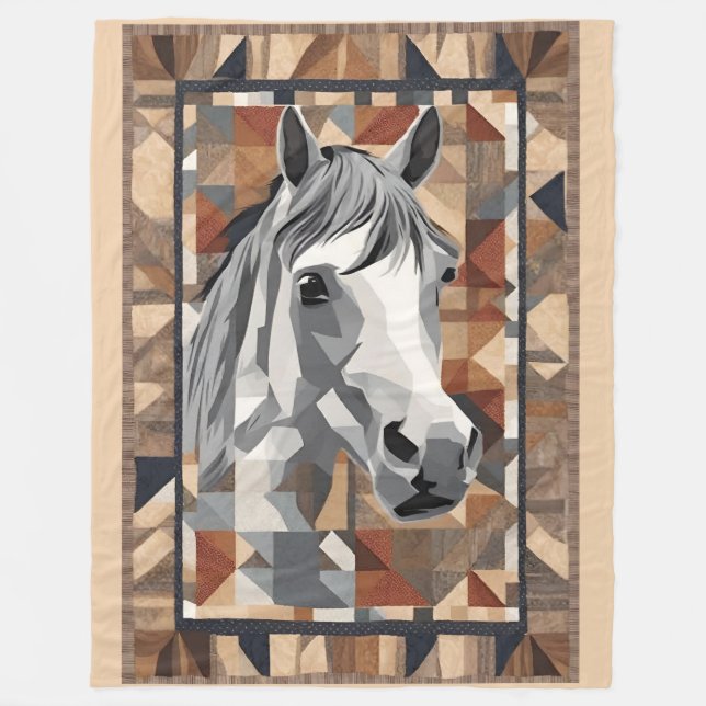 Horse Blanket Fleecefilt (Framsidan)