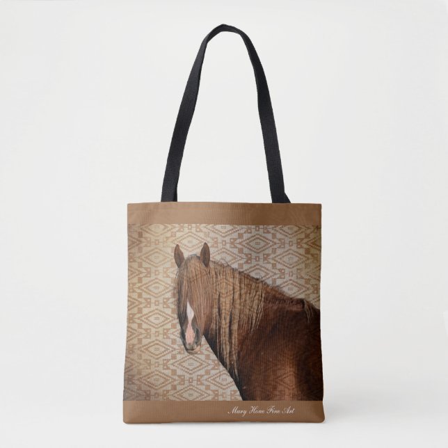 Horse Blanket Tote-påse Tygkasse (Framsida)
