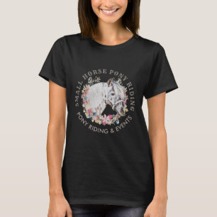 Horse Blommigt Animal Farm T Shirt