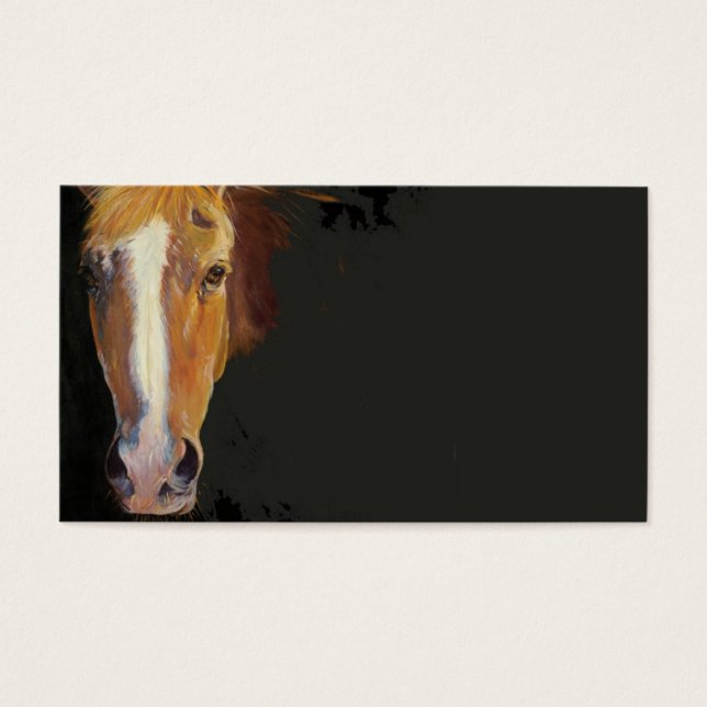 Horse Buisness Card Visitkort (Framsidan)