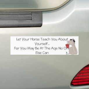Horse Bumper Sticker Bildekal