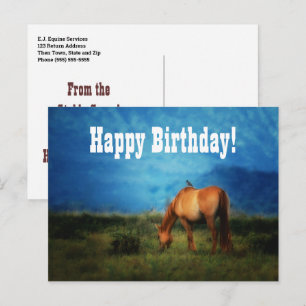 Horse Business eller Vet Office från Group Birthda Vykort