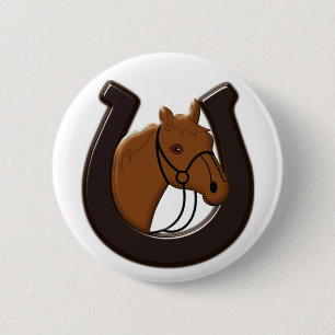 Horse Button Knapp