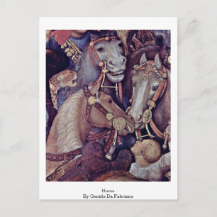 Horse by Gentile Da Fabriano Vykort
