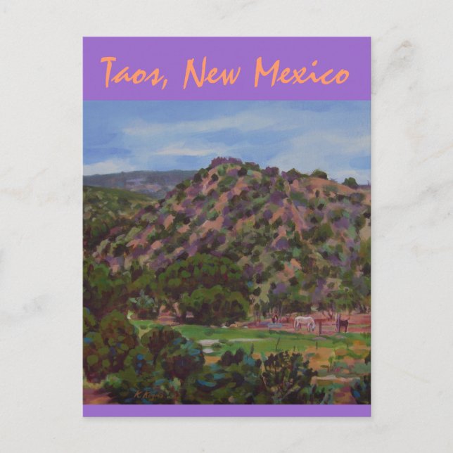 "Horse Canyon" Vykort (Framsida)