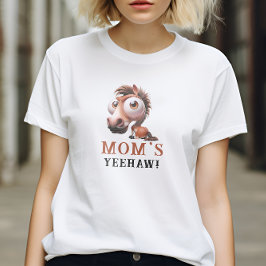 Horse Caricatures 1:a födelsedagen Party T Shirt