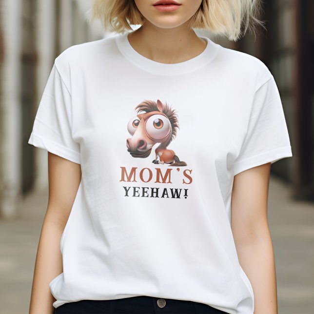 Horse Caricatures 1:a födelsedagen Party T Shirt (Skapare uppladdad)