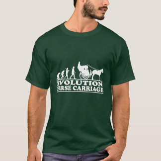 Horse Carriage Evolution Gift Idea roligt T Shirt