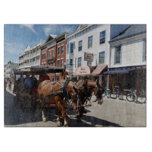 Horse & Carriage on Mackinac Island, Michigan
