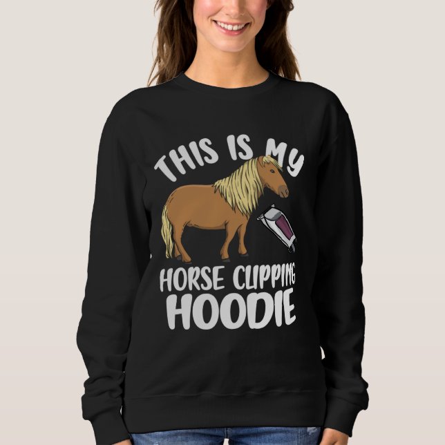 Horse Clipper This Is My Horse Clipping T Shirt (Framsida)