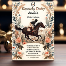 Horse Cowboy Derby Party Westerna Quinceanera