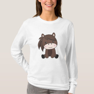 Horse Cute Pony Equine Rider for Children T Shirt
