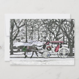 Horse Drawn Carriage in New York City Call Inbjudningar