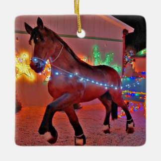 Horse Drawn Carriage jul Ornament