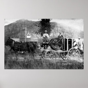 Horse Drawn Cart Poster