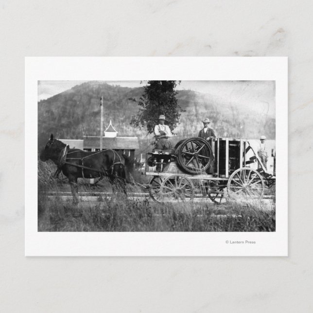 Horse Drawn Cart Vykort (Framsida)