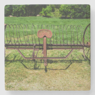 Horse Drawn Hay Rake Underlägg Sten