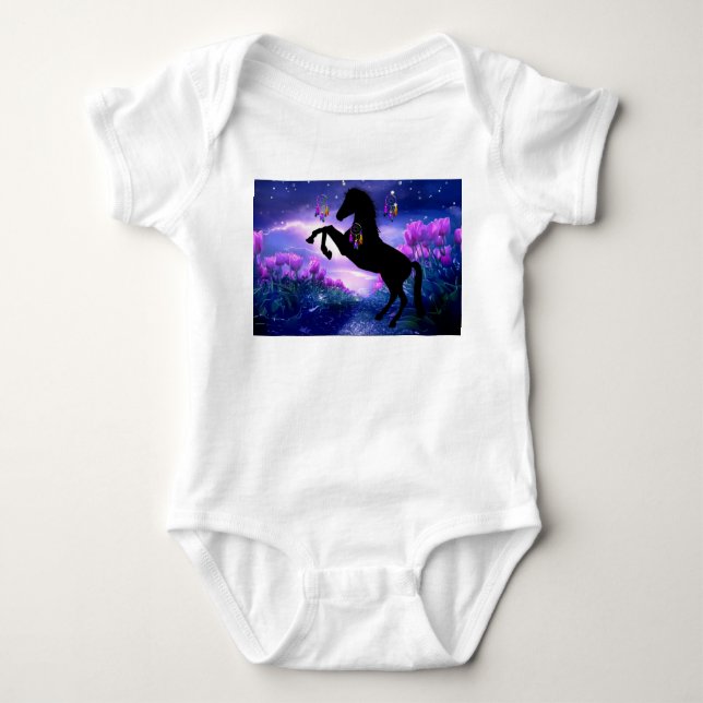 Horse Dreamcatcher T Shirt (Framsida)
