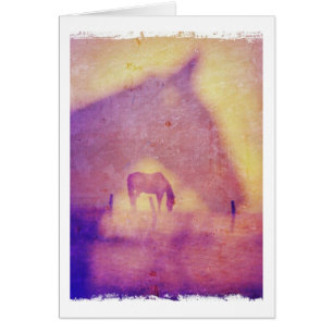 Horse Dreams Tillfällen Blank Inside Hälsning Hälsningskort