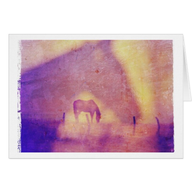 Horse Dreams Tillfällen Hälsningskort (Framsidan Horizontal)