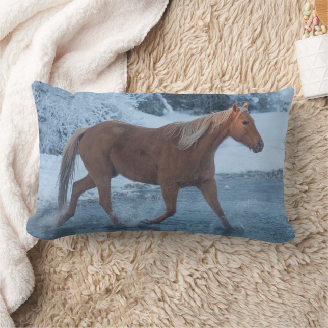 Horse Drive in Winter on Hideout Ranc Lumbarkudde (Filt)