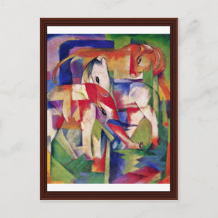 Horse Elephant Cow Winter by Marc Franz Vykort
