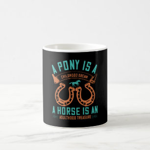 Horse - en Pony är en barndomsdröm Kaffemugg