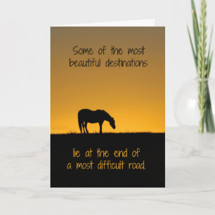 Horse Encouragement Trust Ditt självkort Kort