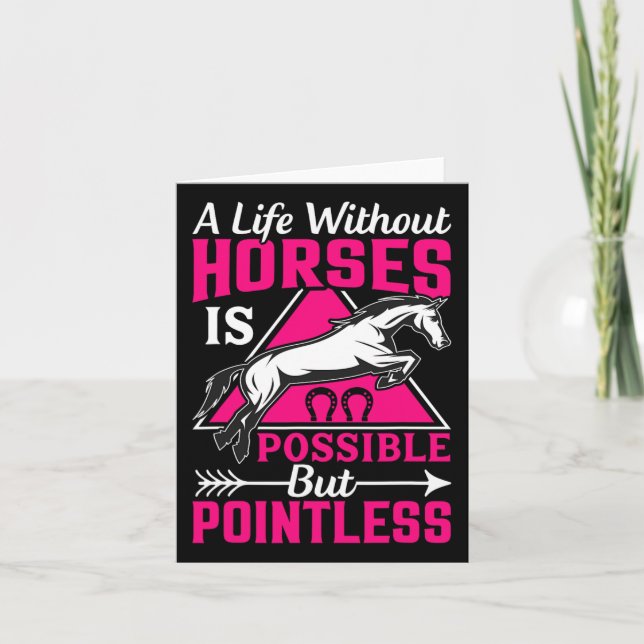 - Horse Equestrians Kort (Framsida)