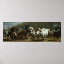 Horse Fair av Rosa Bonfeur Poster