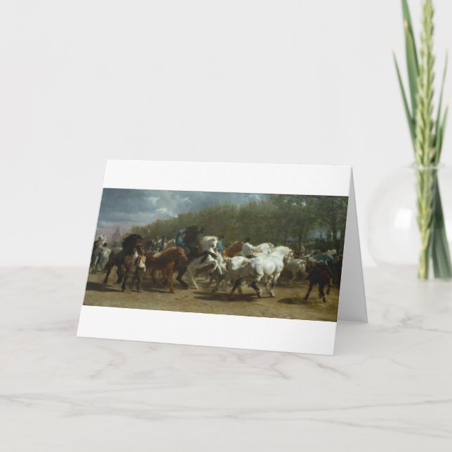 Horse Fair av Rosa Bonheur Kort (Framsida)