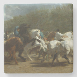 Horse Fair (av Rosa Bonheur) Stenunderlägg
