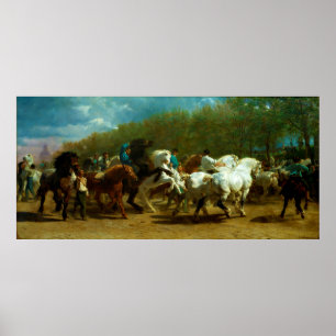 Horse Fair by Rosa Bonheur (1852-1855) Poster