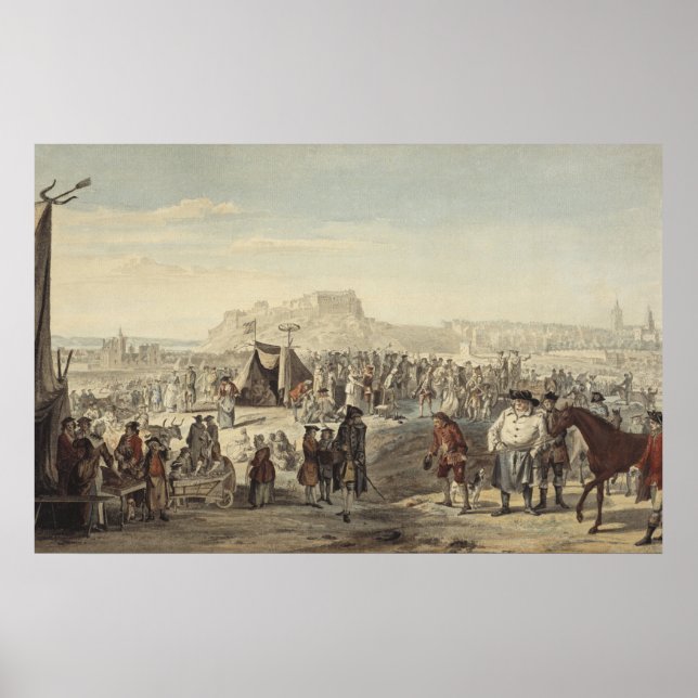 Horse Fair - Paul Sandby - c1750 Poster (Framsidan)