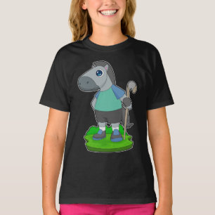 Horse Fält hockey Hockey stick T Shirt