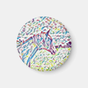 Horse Färg of Life, Magnet