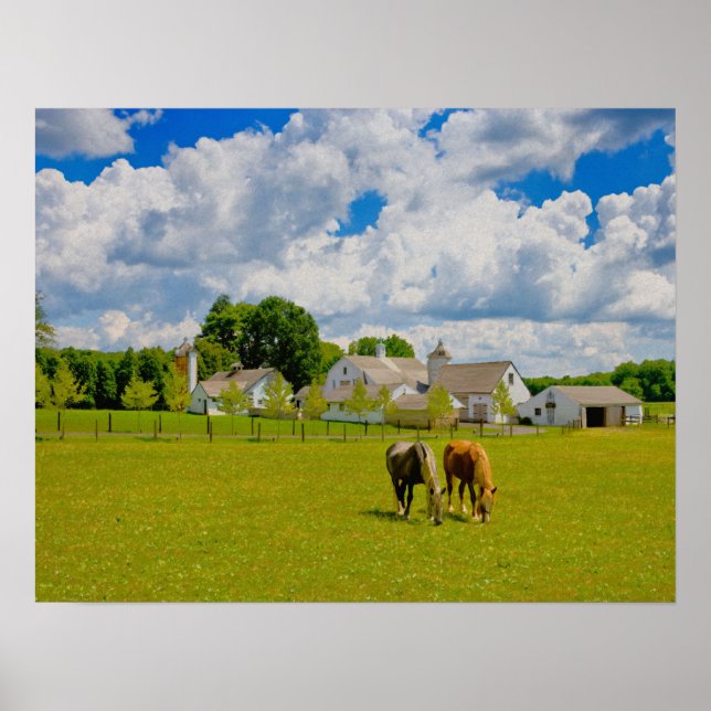Horse Farm Poster (Framsidan)