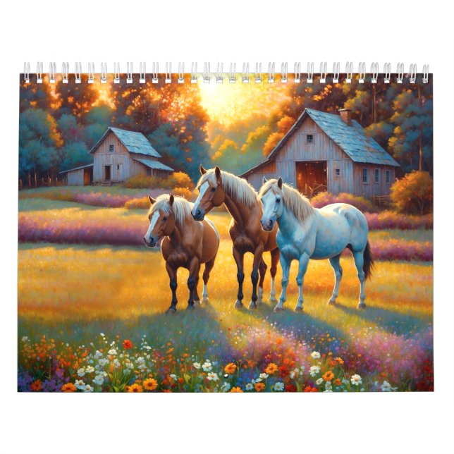 Horse Farms Kalender (Omslag)
