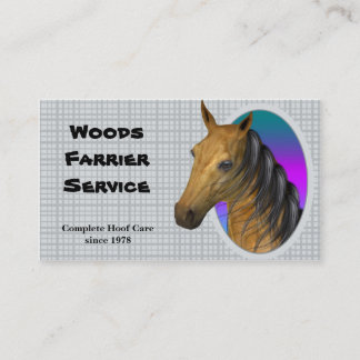 Horse Farrier Affärskort Visitkort
