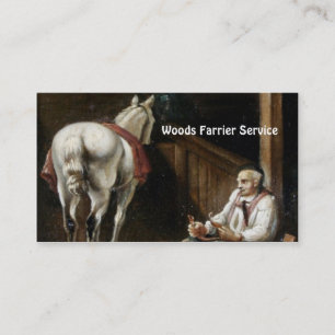 Horse Farrier Affärskort Visitkort