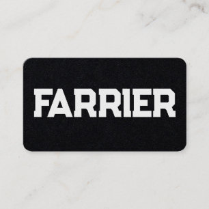 Horse Farrier Visitkort