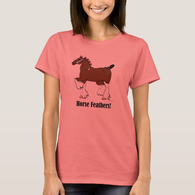 Horse Feathers! T Shirt (Framsida)
