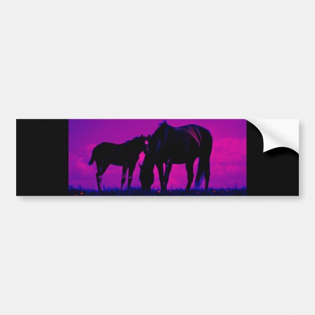 Horse & Filly Bildekal (Framsidan)