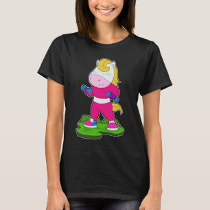 Horse Fitness Dumbbell T Shirt