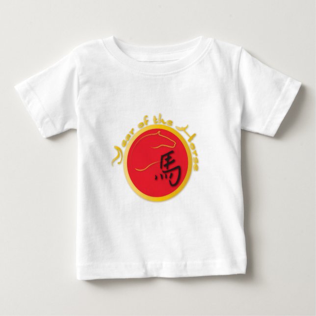 Horse Flame Red T-shirt (Framsida)