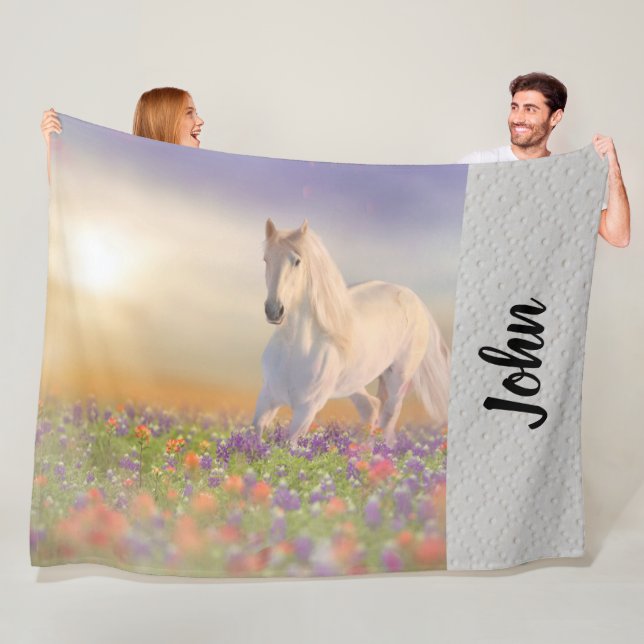 Horse Fleece Blanket (På plats)