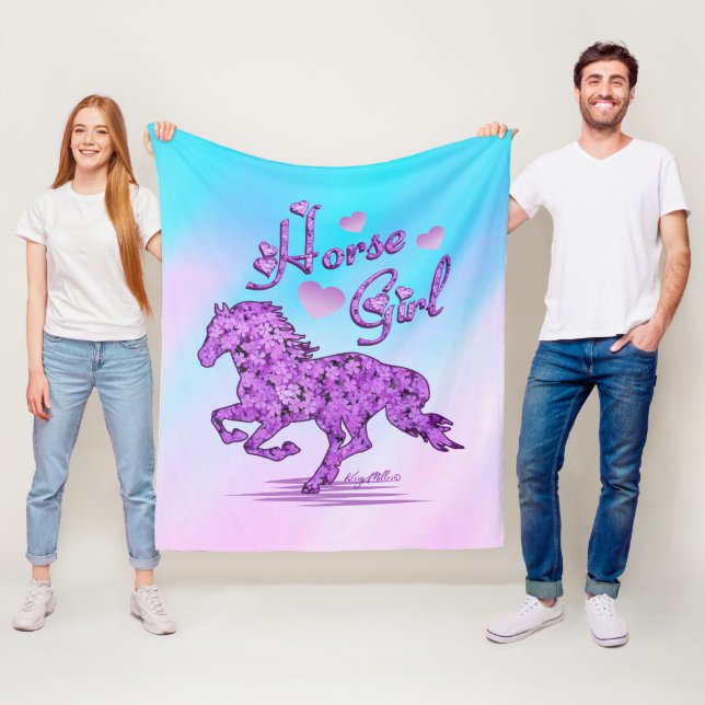 Horse Fleece Blanket (På plats)