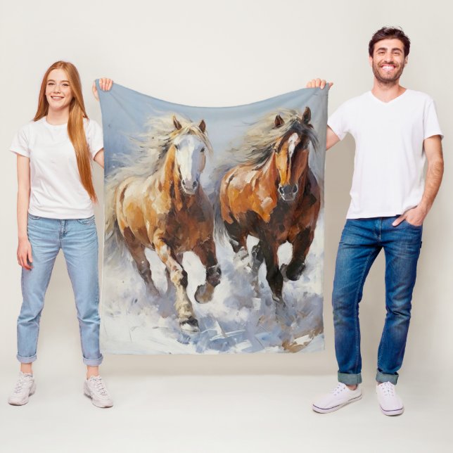 Horse Fleecefilt (På plats)